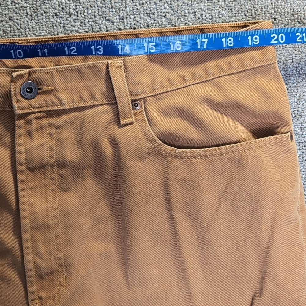 L.L.Bean Double L Chinos Natural Fit Brown 100% Cotton Men's 40x29 - Picture 9 of 10